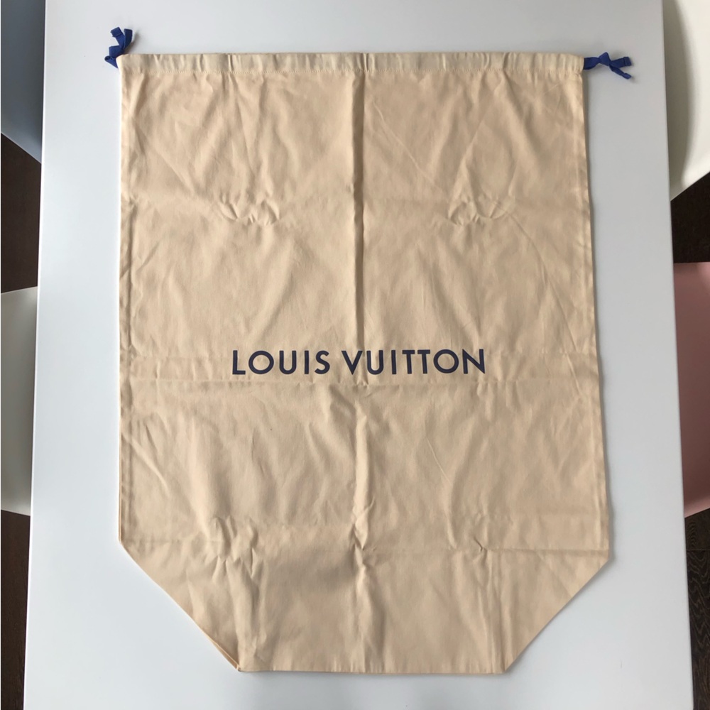 LOUIS VUITTON Dust Bag Drawstring Storage Cover XL Large Travel 34”x 26” NEW